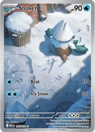 Snover - 140/132 - Illustration Rare - Holofoil
