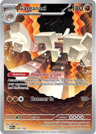 Garganacl - 147/132 - Illustration Rare - Holofoil