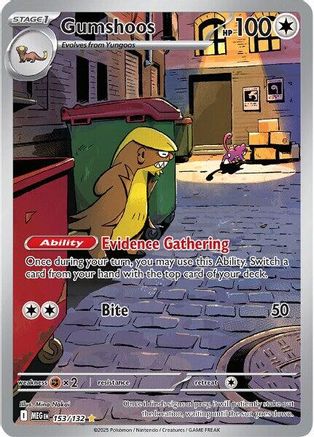 Gumshoos - 153/132 - Illustration Rare - Holofoil