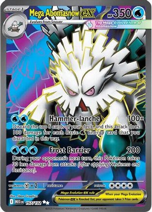 Mega Abomasnow ex - 157/132 - Ultra Rare - Holofoil