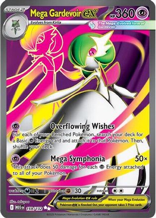 Mega Gardevoir ex - 159/132 - Ultra Rare - Holofoil