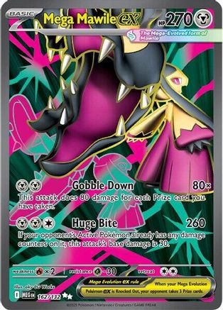 Mega Mawile ex - 162/132 - Ultra Rare - Holofoil