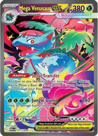 Mega Venusaur ex - 177/132 - Special Illustration Rare - Holofoil