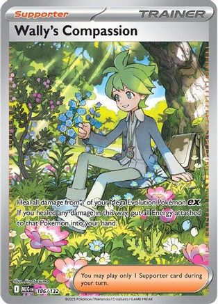 Wally's Compassion - 186/132 - Special Illustration Rare - Holofoil