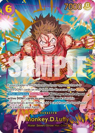 Monkey.D.Luffy - EB02-061 (SP) - EB02-061 - Secret Rare