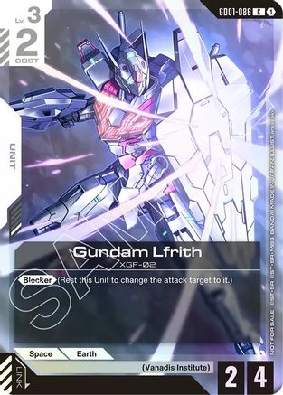 Gundam Lfrith (Championship Participation Pack 01) - GD01-086 - C