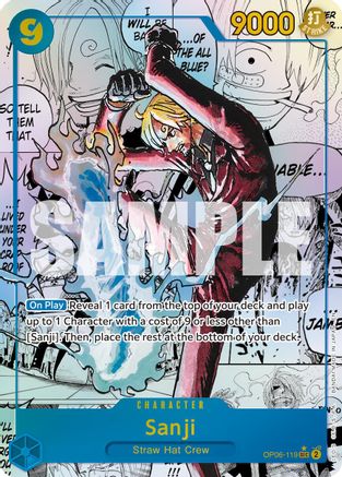Sanji (Manga) - OP06-119 - Secret Rare