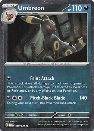 Umbreon - 059/131 - (Cosmos Holo)