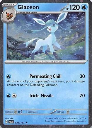 Glaceon - 025/131 - Rare - Cosmos Holo