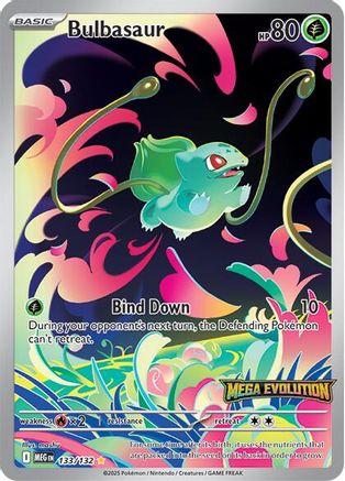 Bulbasaur - 133/132 - Illustration Rare - Holofoil (Stamped)