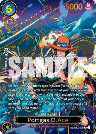 Portgas.D.Ace - EB02-028 (SP) - EB02-028 - Rare