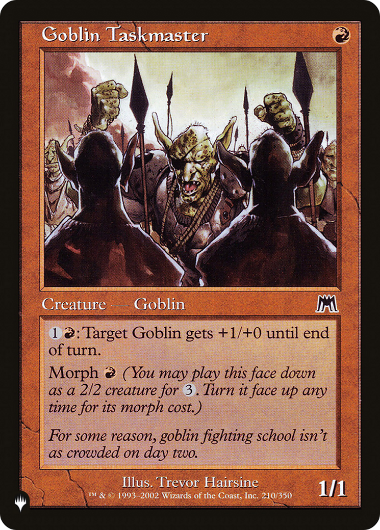 Goblin Taskmaster [The List Reprints]