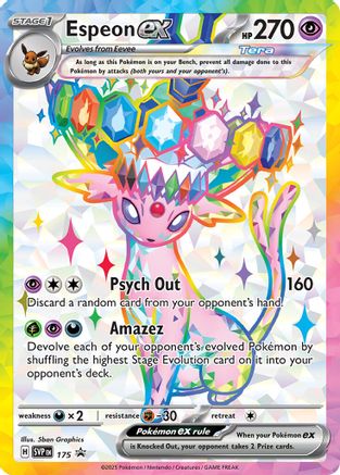 Espeon ex - 175 - SVP - Promo - Holofoil