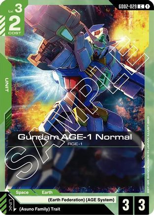 Gundam AGE-1 Normal (GD02-029) - GD02-029 - Dual Impact