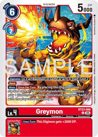 Greymon - BT23-008