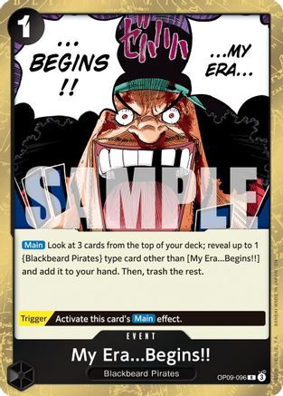 My Era...Begins!! (Reprint) - OP09-096 - Rare