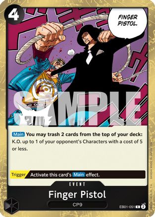 Finger Pistol (Reprint) - EB01-051 - Rare