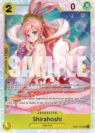 Shirahoshi (Reprint) - EB01-057 - Super Rare