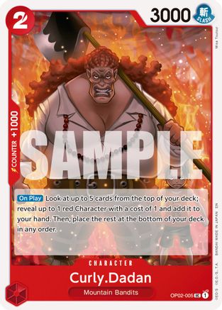 Curly.Dadan (Reprint) - OP02-005 - Uncommon