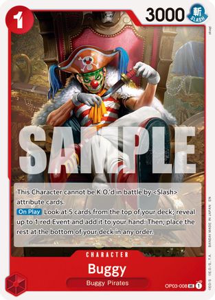 Buggy - OP03-008 (Reprint) - OP03-008 - Uncommon
