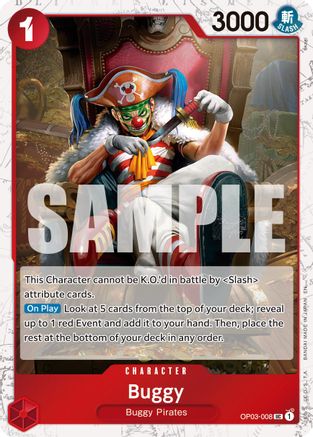 Buggy - OP03-008 (Pirate Foil) - OP03-008 - Uncommon