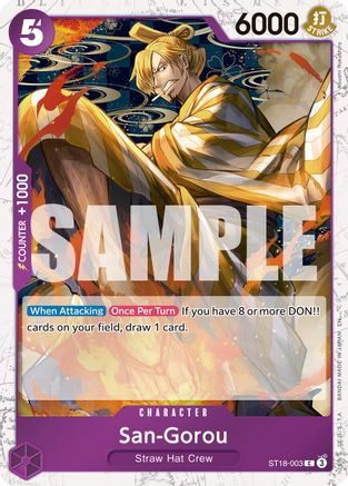 San-Gorou (Pirate Foil) - ST18-003 - Common