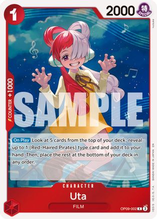 Uta (Reprint) - OP09-002 - Rare