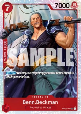 Benn.Beckman (Reprint) - OP09-009 - Super Rare