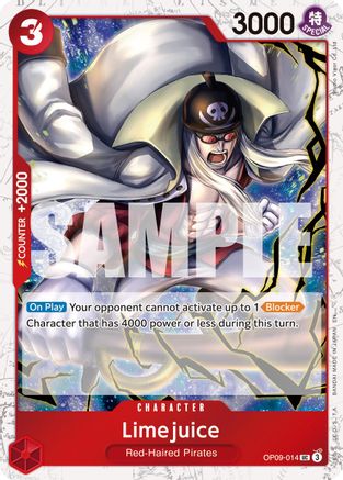 Limejuice (Pirate Foil) - OP09-014 - Uncommon