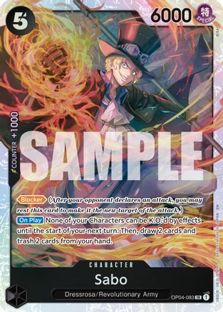 Sabo - OP04-083 (Reprint) - OP04-083 - Super Rare