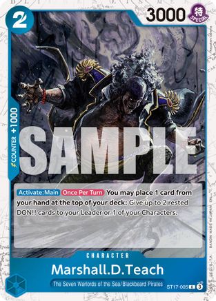 Marshall.D.Teach - ST17-005 (Pirate Foil) - ST17-005 - Common