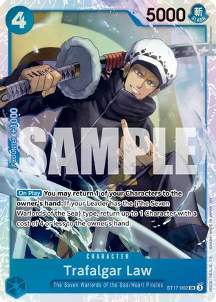 Trafalgar Law - ST17-002 (Reprint) - ST17-002 - Super Rare