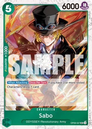 Sabo - OP09-027 (Pirate Foil) - OP09-027 - Uncommon