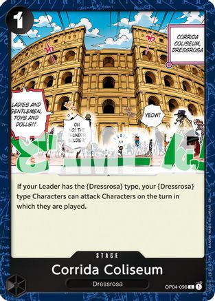 Corrida Coliseum (Pirate Foil) - OP04-096 - Common