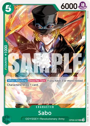 Sabo - OP09-027 (Reprint) - OP09-027 - Uncommon