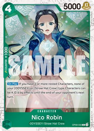 Nico Robin - OP09-033 (Pirate Foil) - OP09-033 - Common