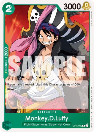Monkey.D.Luffy - ST16-005 (Reprint) - ST16-005 - Common