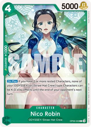 Nico Robin - OP09-033 (Reprint) - OP09-033 - Common