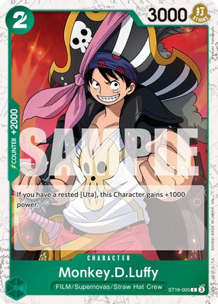 Monkey.D.Luffy - ST16-005 (Pirate Foil) - ST16-005 - Common