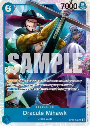 Dracule Mihawk - OP09-048 (Reprint) - OP09-048 - Super Rare