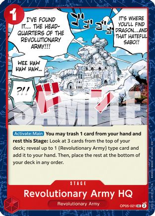 Revolutionary Army HQ (Reprint) - OP05-021 - Uncommon