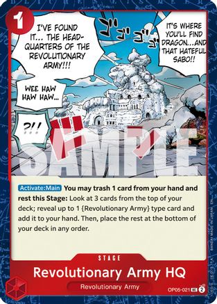 Revolutionary Army HQ (Pirate Foil) - OP05-021 - Uncommon