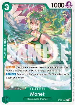 Monet (Reprint) - OP05-036 - Uncommon