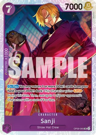 Sanji - OP09-065 (Reprint) - OP09-065 - Super Rare