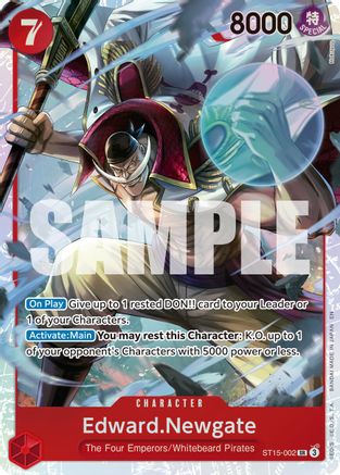 Edward.Newgate - ST15-002 (Reprint) - ST15-002 - Super Rare