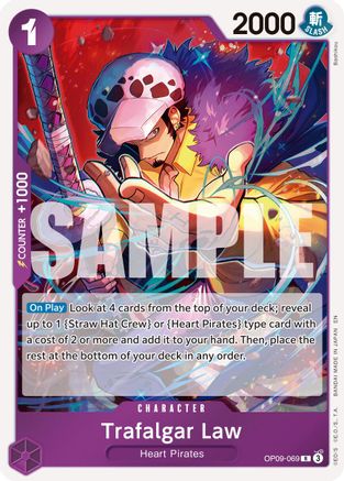 Trafalgar Law - OP09-069 (Reprint) - OP09-069 - Rare