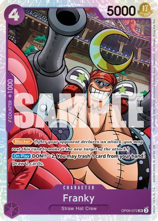 Franky - OP09-072 (Reprint) - OP09-072 - Super Rare