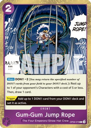 Gum-Gum Jump Rope (Pirate Foil) - OP09-079 - Common