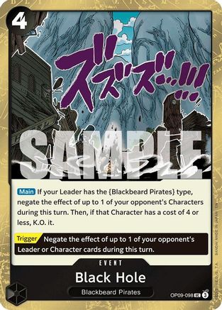 Black Hole (Pirate Foil) - OP09-098 - Uncommon