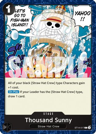 Thousand Sunny (Reprint) - ST14-017 - Common